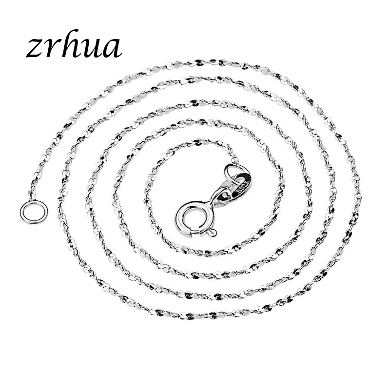 Модная базовая цепочка ZRHUA серебряного цвета регулируемая модные ювелирные