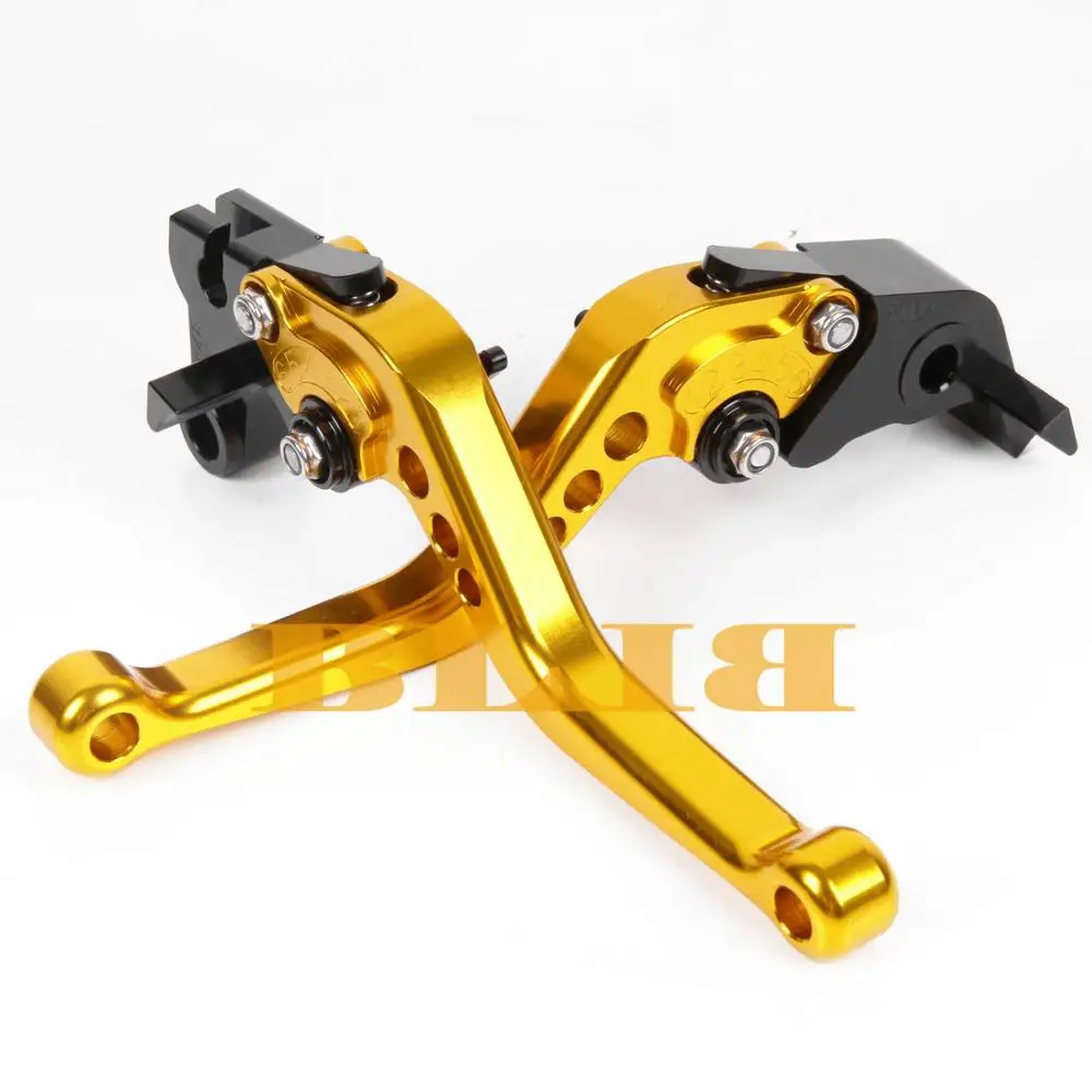 short gold 10 цветов для Yamaha TDM 900 BT1100 BT 1100 бульдог FZS600 FZS 600 Fazer TDM900 мотоцикла с ЧПУ короткий или длинный клатч тормозные рукоятки - Цвет: short gold