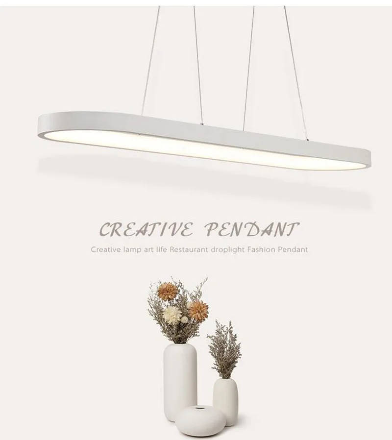 Оригинальность светодиодная Люстра для ресторана современный минималистичный