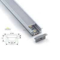 100 x 1m setslot linear flange aluminum led channel and waterproof t shape led alu extrusion for floor or ground lights