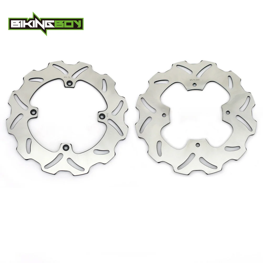 BIKINGBOY для Honda XR650R 00 01 02 03 04 05 06 07 08 XR 650 R 2000-2008 Передние Задние тормозные диски Диски 240 мм мощный волновой двигатель