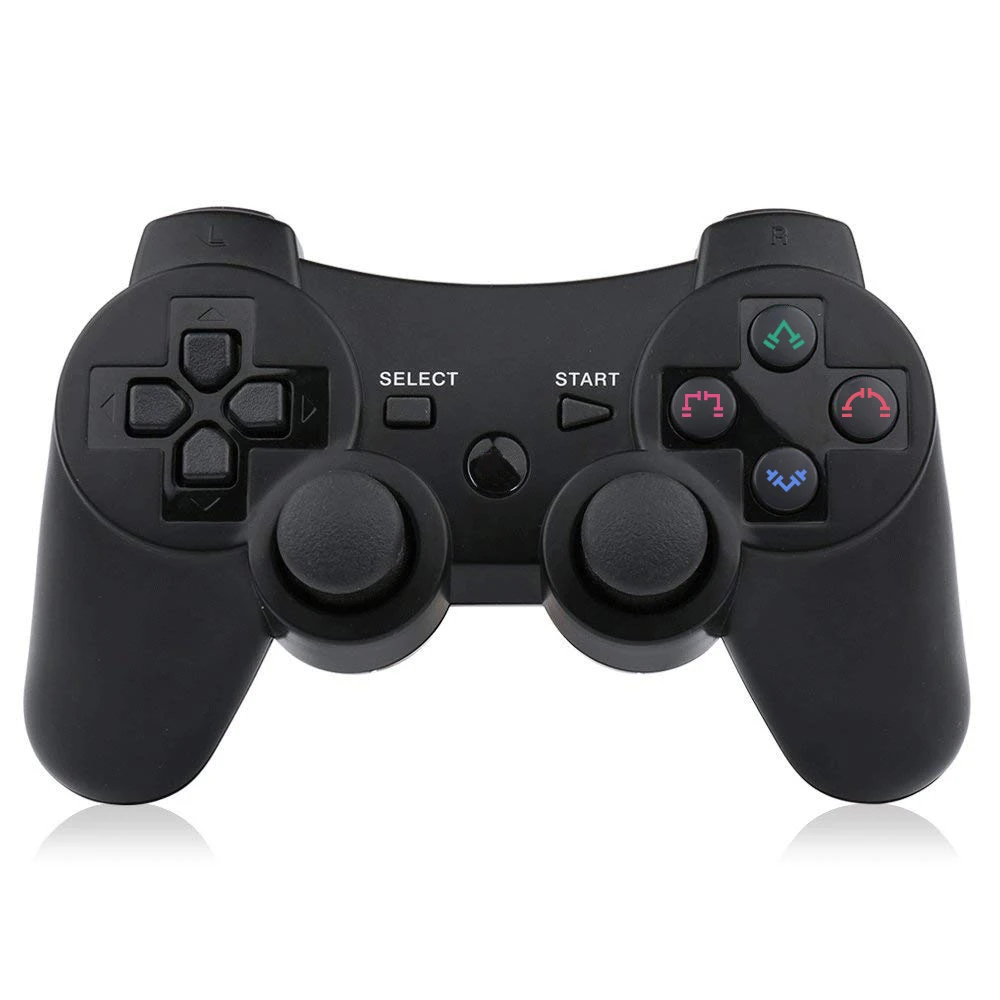 Для PS3 беспроводной контроллер Bluetooth SIXAXIS двойной шок Геймпад Джойстик контроллер для Playstation 3 с зарядным кабелем