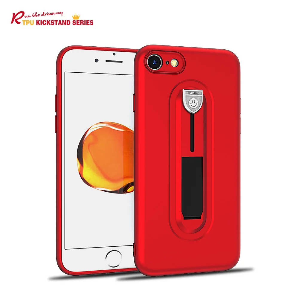 Hidden holder Case For Iphone 7 8 Plus Xr X Xs Max Finger Loop Strap Cover 6 Armor Shockproof Back |