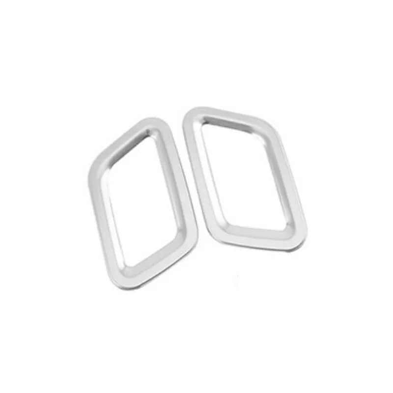 2 pcs metal silver Tonlinker интерьерный центр управления на выходе крышка наклейка для Nissan ALTIMA стайлинга автомобилей 1/3 шт нержавеющая сталь крышка наклейка - Название цвета: 2 pcs metal silver
