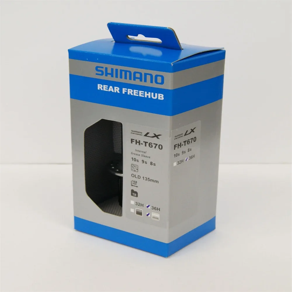 Shimano DEORE LX FH T670 велосипедный концентратор 36 H/32 H тормоз 8 9 10 скоростей