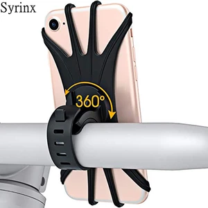 universal silicone bicycle motorcycle handlebar mount holder 360 degree flexible bike mount phone holder for iphone samsung gps free global shipping