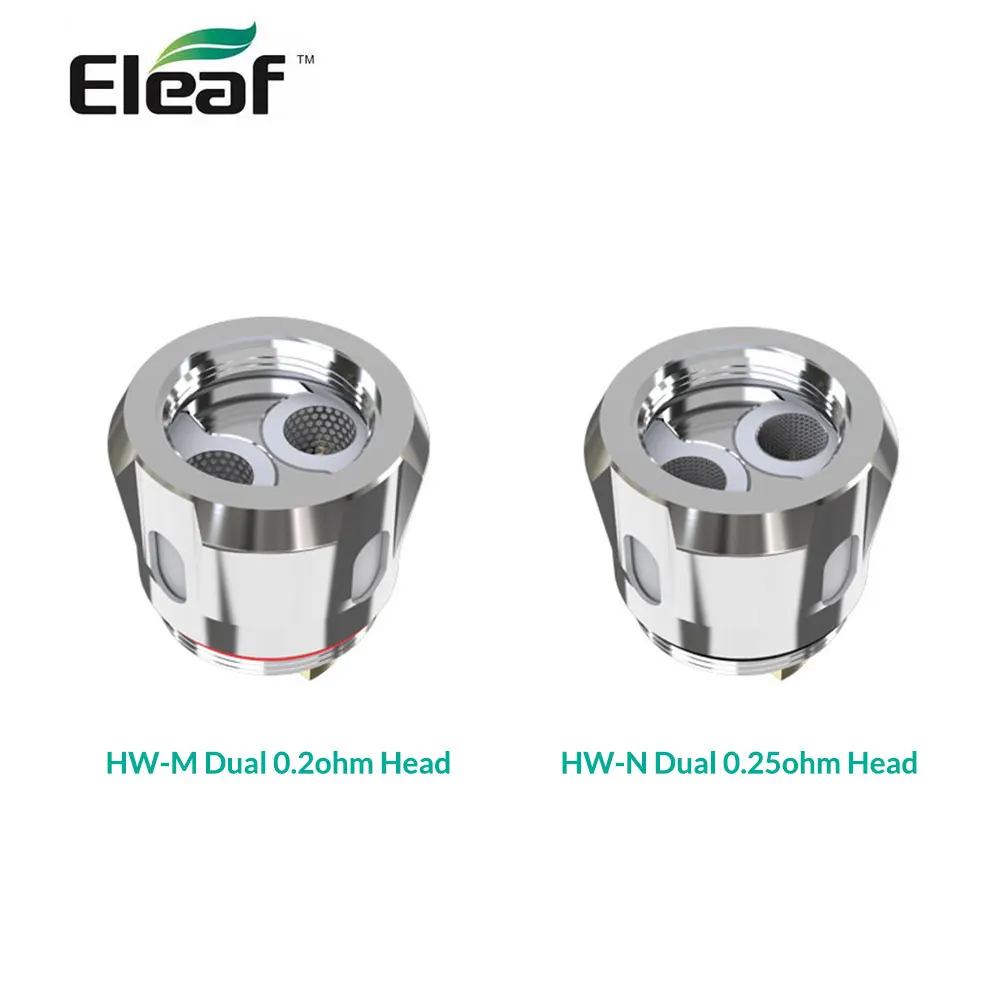 Оригинальные Eleaf HW N/HW M двойные катушки для серии ELLO N катушка 0.25ohm 25 65 Вт 0.2ohm 60