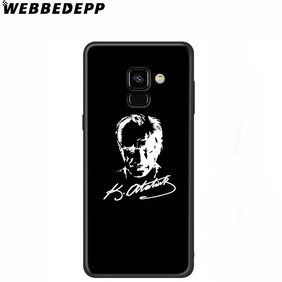WEBBEDEPP Турция Mustafa Kemal Ataturk силиконовый чехол для Samsung Galaxy A3 A5 A6 A7 A8 A9 A10 A20 A30 A40 A50 A70 M10