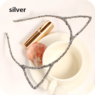 silver Новинка, Модный милый ободок с кошачьими ушками, обруч для волос, маленький обруч для головы дьявола, полый ободок для волос для женщин и девочек, ободок, аксессуары для волос - Цвет: silver