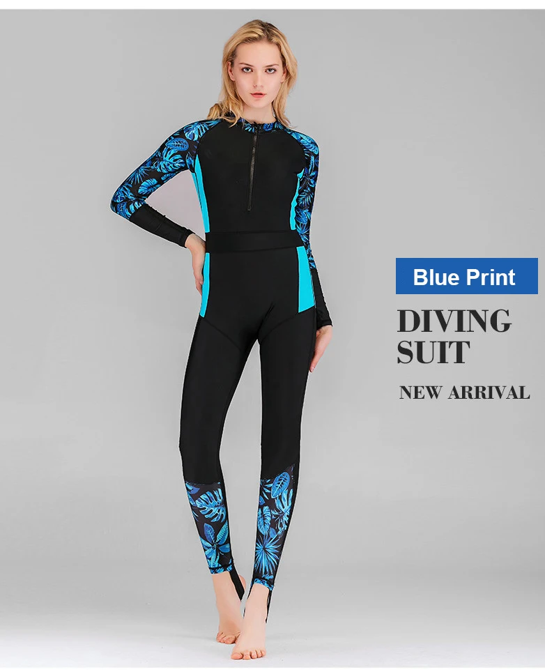 SBART женский Принт солнцезащитный крем Rash Guard пляжная одежда Lycra купальник анти-УФ Быстросохнущий серфинг костюмы для подводного плавания