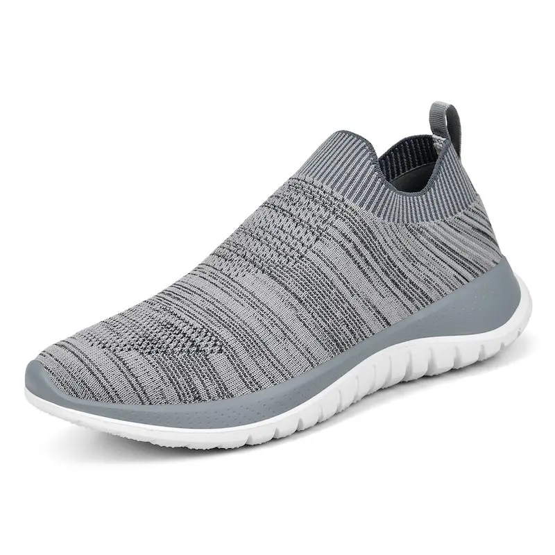 Unisex Women Men Breathable Mesh Running Shoes Unisex Sport Sneakers for Men's and Women Athletic Shoes Summer Free Run Shoes - Цвет: grey white