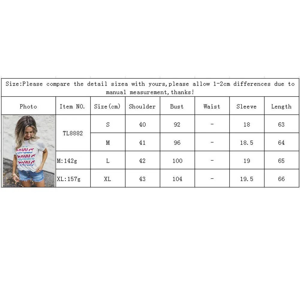 

Summer Short Sleeved Top Women Casual Loose Hello Letter Printed T Shirt O Neck Cotton T-Shirts Women Tees Tops