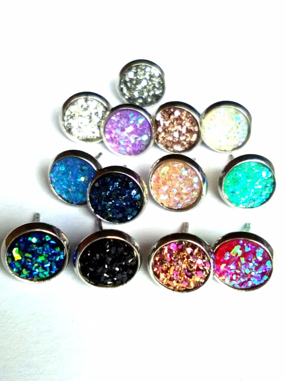 50pairs lot 8mm 12mm Stainless Steel Hypoallergenic Earrings Studs Fashion Jewelry for Sensitive Girls Women | Украшения и
