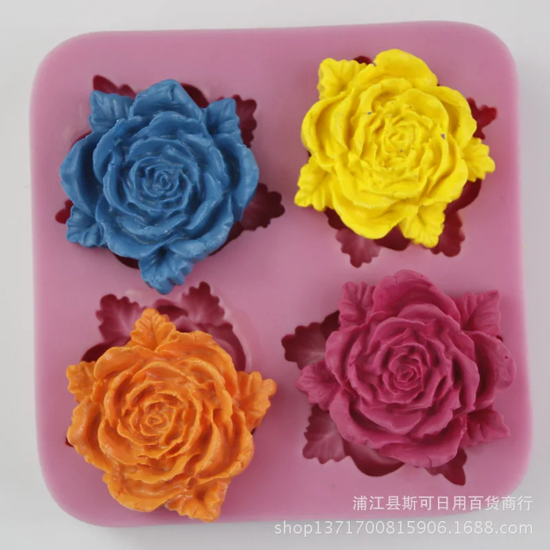 Силиконовая форма для шоколада 3D выпечки 4 цветов стандартные инструменты