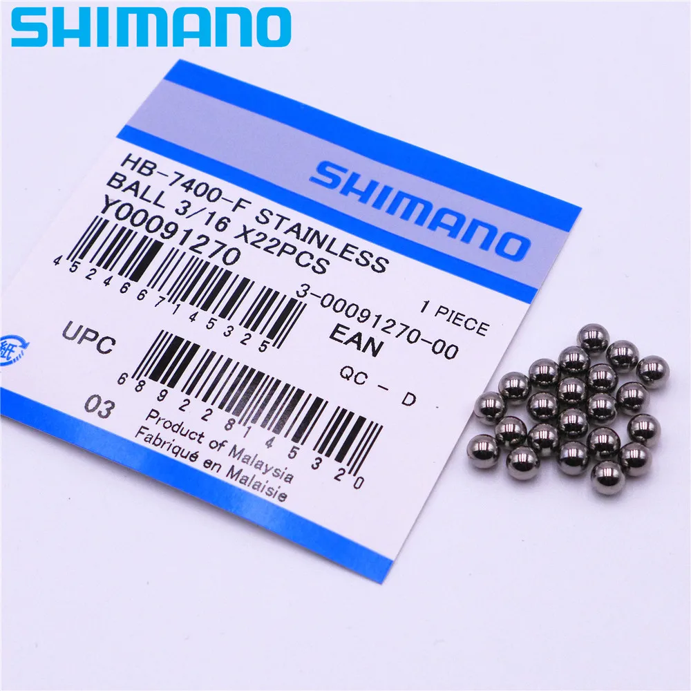 SHIMANO Y00091270 Задняя Ступица Freehub стальной шарик (3/16 &quot) 22 шт. для FH