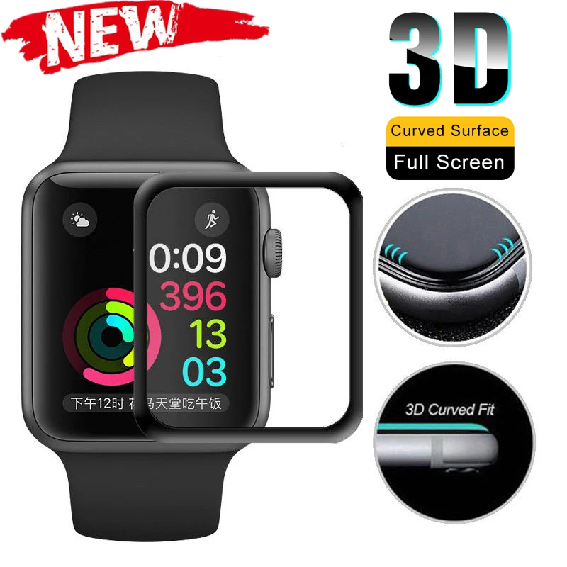 Гидрогелевая 3d-пленка для iWatch полное покрытие Защита экрана Apple Watch 38 мм 42 40 44