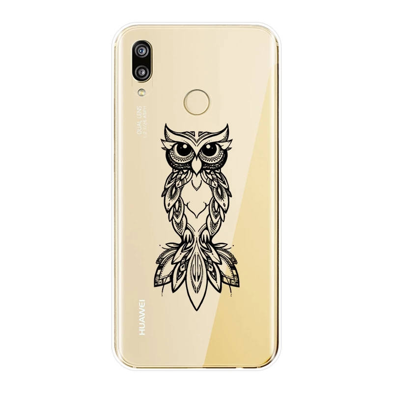 Силиконовый чехол для телефона с животным волком Huawei P8 P9 P10 P20 Lite 2017 мягкая задняя