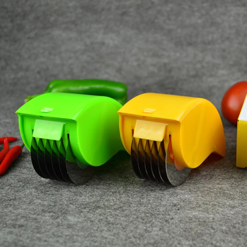 Желтый/зеленый ролик Мясорубка резак слайсер измельчитель овощей Херб мясо