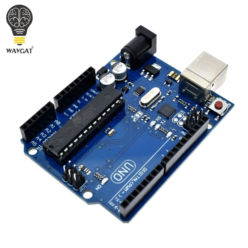 WAVGAT умная электроника UNO R3 MEGA328P ATMEGA16U2 макетная плата без кабеля USB Стартовый Набор