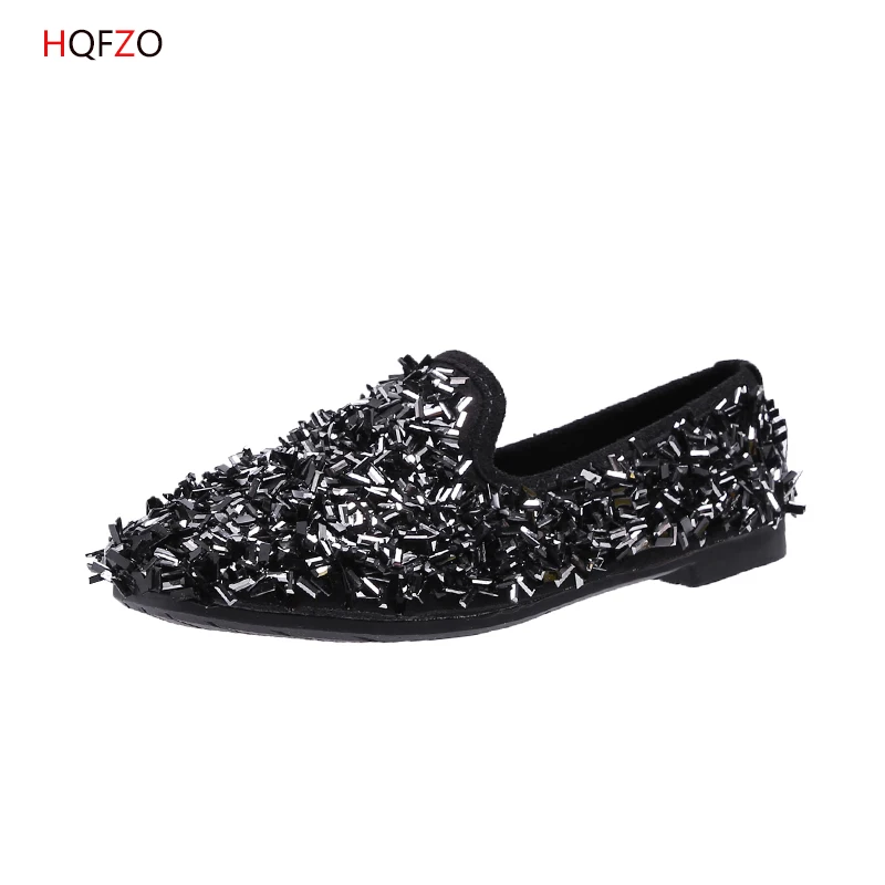 HQFZO/Новинка 2019 года повседневная женская обувь на плоской подошве без шнуровки