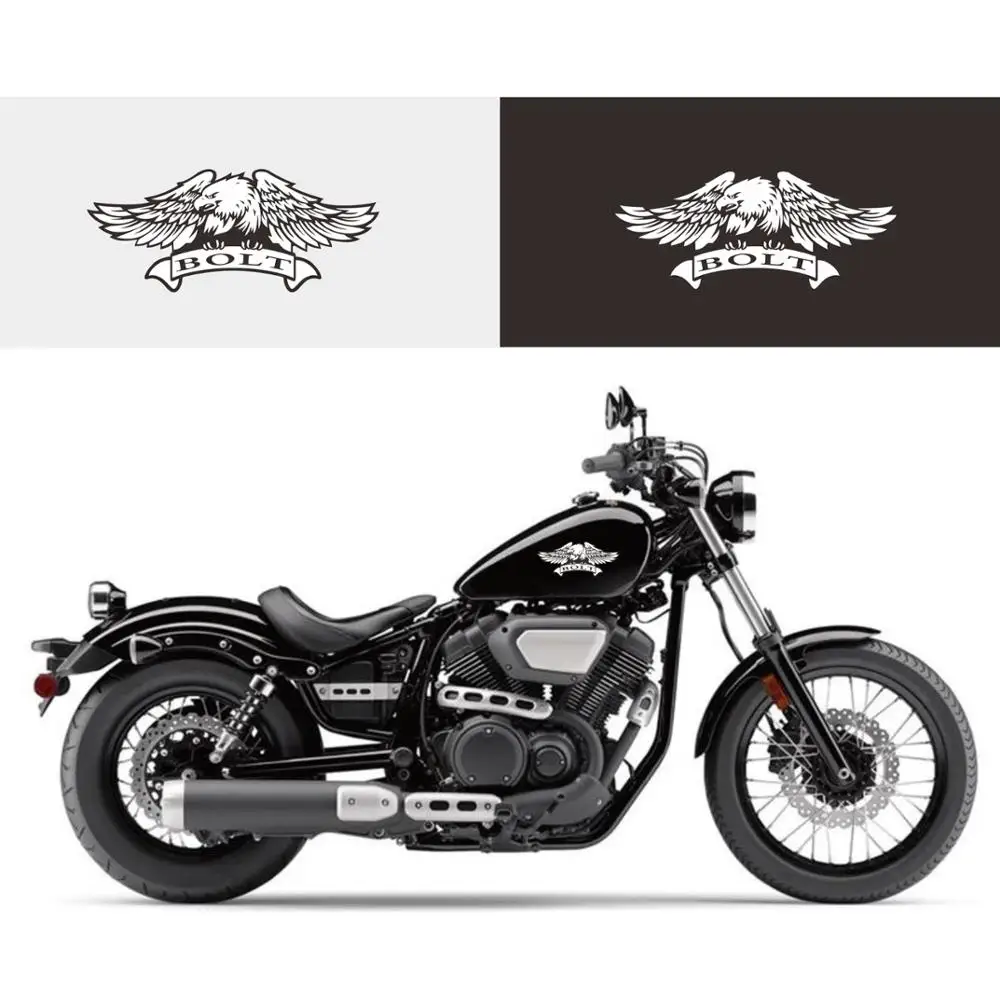 Пользовательские Орел Логотип наклейки топливный бак виниловые для Yamaha Bolt