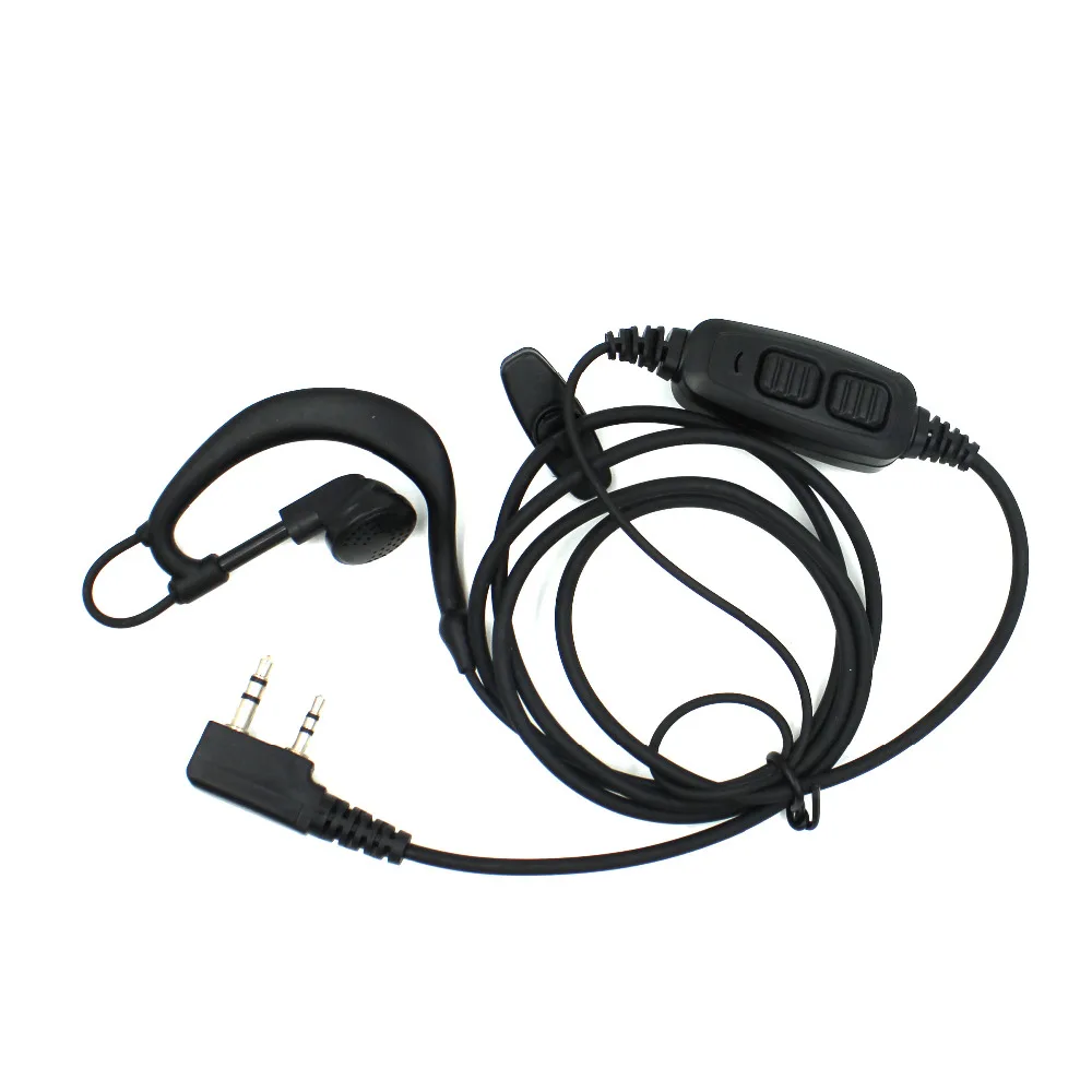 Baofeng Uv 82 Скрытая акустическая Воздушная трубка Двойные Ptt наушники для UV-82 UV82 Walkie