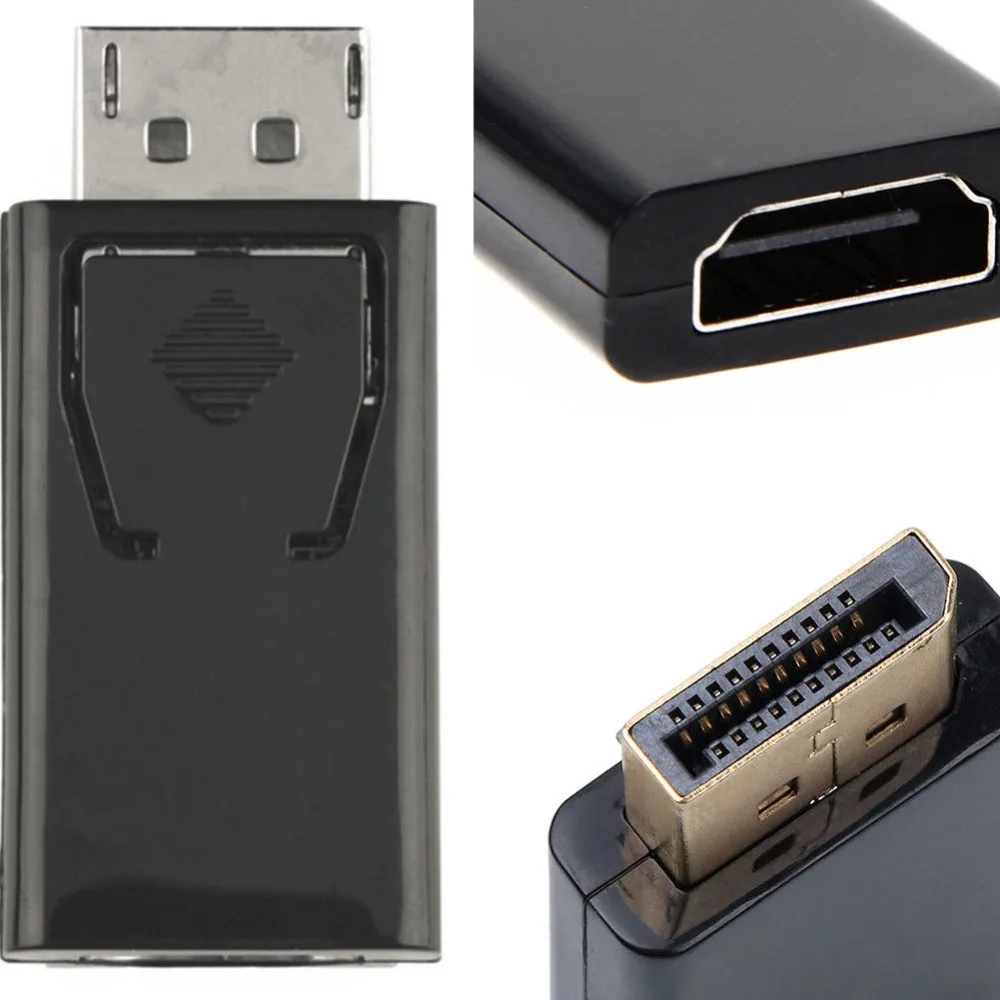 Buyincoins порт дисплея к HDMI переходник папа мама конвертер Дисплей Порт DP 1080 P #290434| |