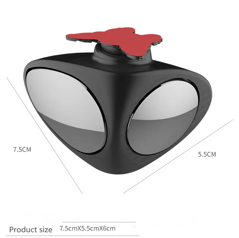 Car Blind Spot Mirror 360 Rotation Adjustable Rear View for Honda fit accord crv civic 2006-2012 jazz city hrv Sticker | Автомобили и