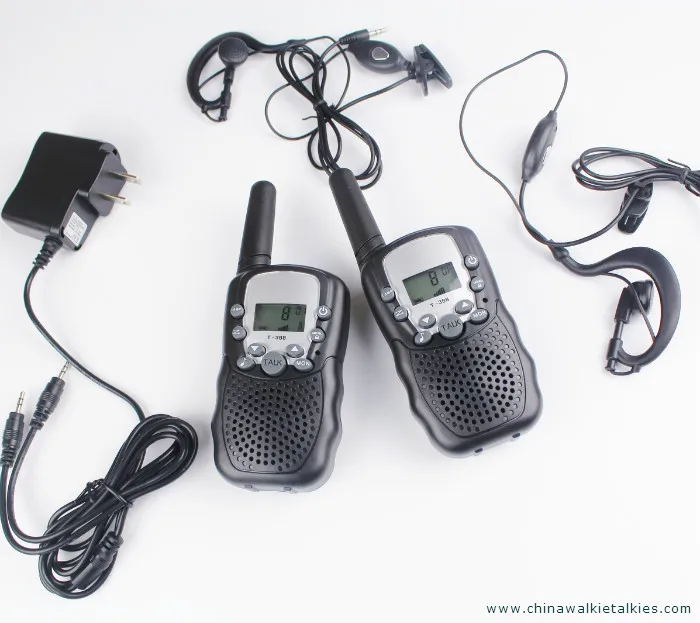 2 шт. FRS/GMRS 462-467 МГц Walkie Talkies пара T388 портативное 2-стороннее радио Внутреннее
