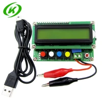 digital lcd capacitance meter inductance table tester lc meter frequency 1pf 100mf 1uh 100h lc100 a test clip