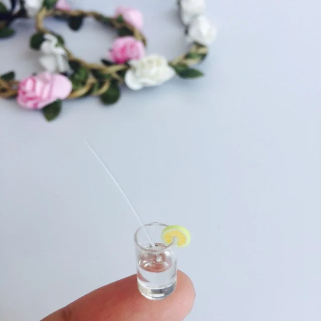 2 шт./компл. мини Lemonades миниатюрная лимонная чашка для воды модели продуктов