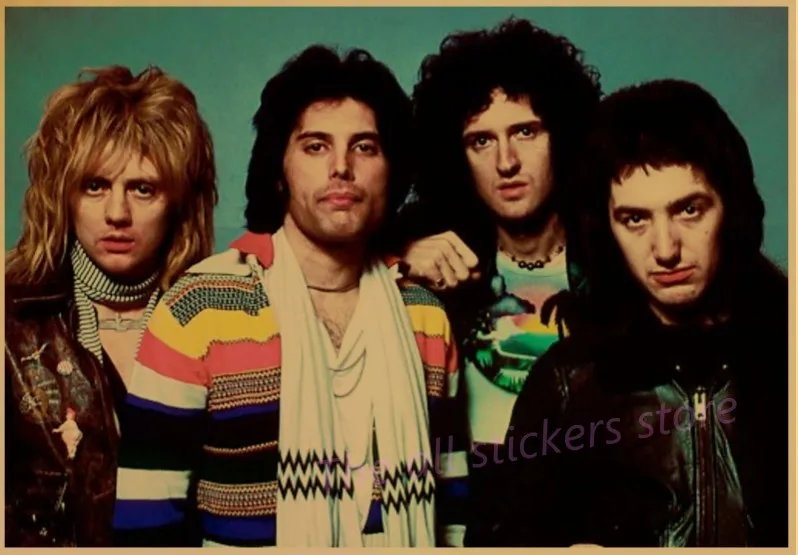 Рок группы queen Ретро плакат крафт бумага обои для дома комнаты Декор Рисунок