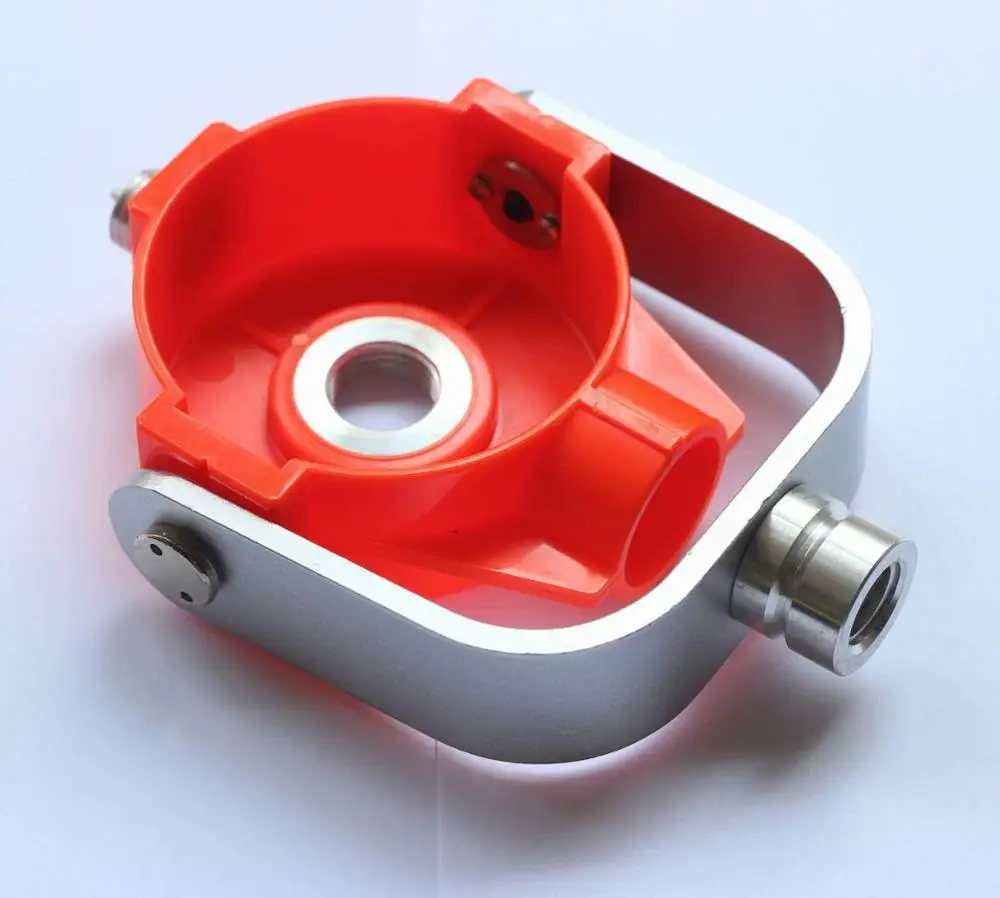 

New Topcon/Sokkia Total Station Single Prism Holder female thread Red color