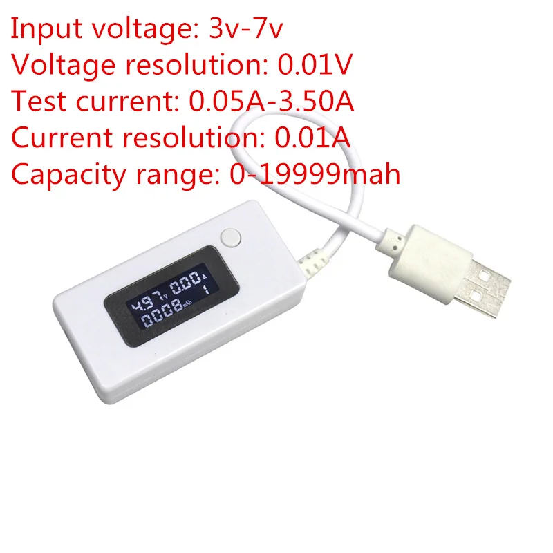 Limeisi версия ЖК-дисплей Micro USB Зарядное устройство Батарея Ёмкость Напряжение