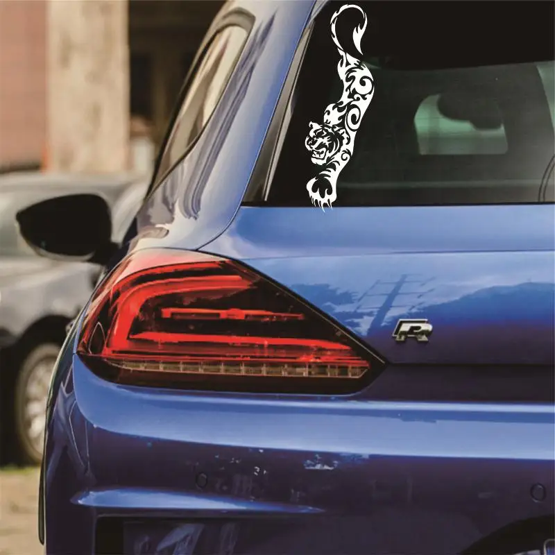 Tiger aluminio patron animal Totem auto Adhesivos emblema aguila tigre leon motocicleta del coche de automoviles1|Наклейки на стену| |