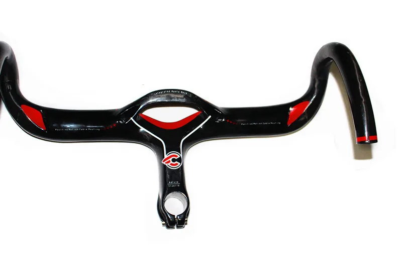 Купить Велосипедный изогнутый руль от известного бренда BALUGOE, углеродное волокно, высокопрочный руль с изгибом для горного велосипеда, изогнутый р...