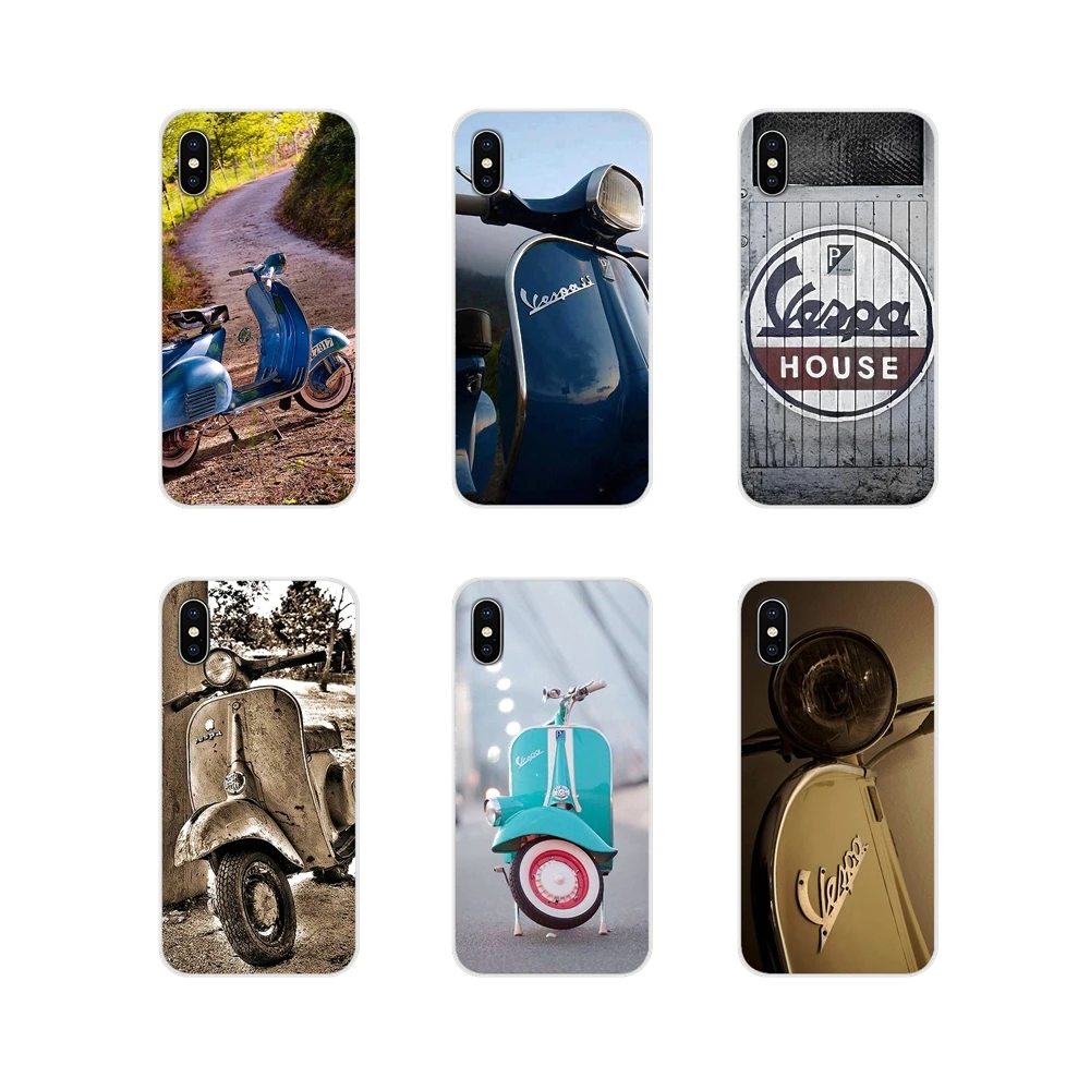 Cool vespa аксессуары для скутеров чехлы телефонов Motorola Moto X4 E4 E5 G5 G5S G6 Z Z2 Z3 G G2 G3 C Play