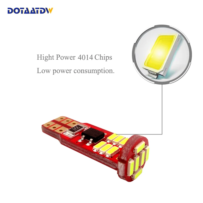 2x194 168 W5W 4014 18SMD Автомобильные светодиодные Сменные лампы s Canbus дневные ходовые