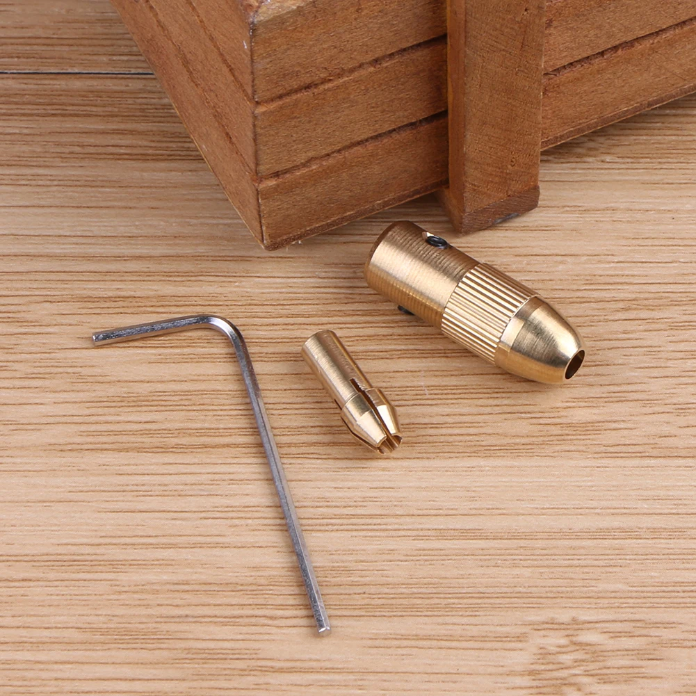 3 17 мм микро сверло зажим приспособление латунь электродвигатель патрон вала для