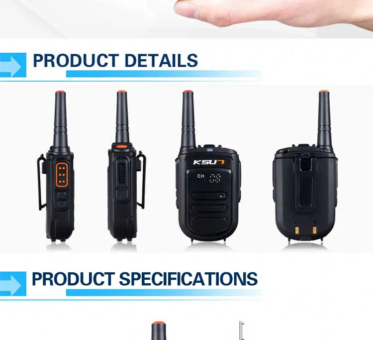 2 шт. KSUN X-35TFSI портативная рация 8 Вт Pofung UHF 8 Вт 400-470 МГц 128CH двухсторонний портативный любительский радиопередатчик
