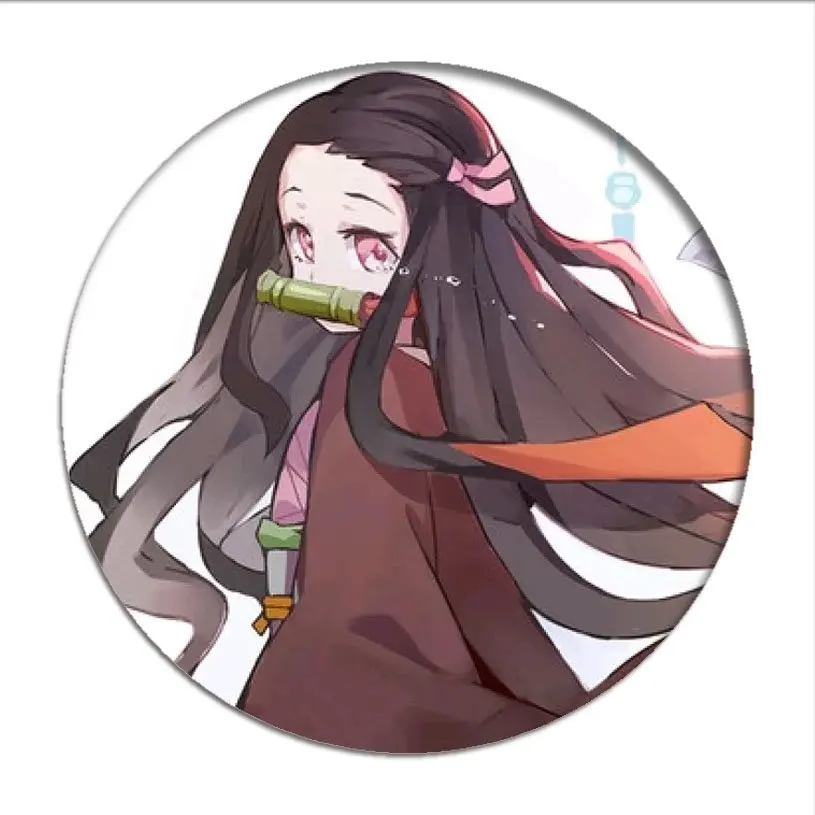 Новый демон убийца Kimetsu no Yaiba Значки для косплея брошь булавки Kamado Tanjirou икона