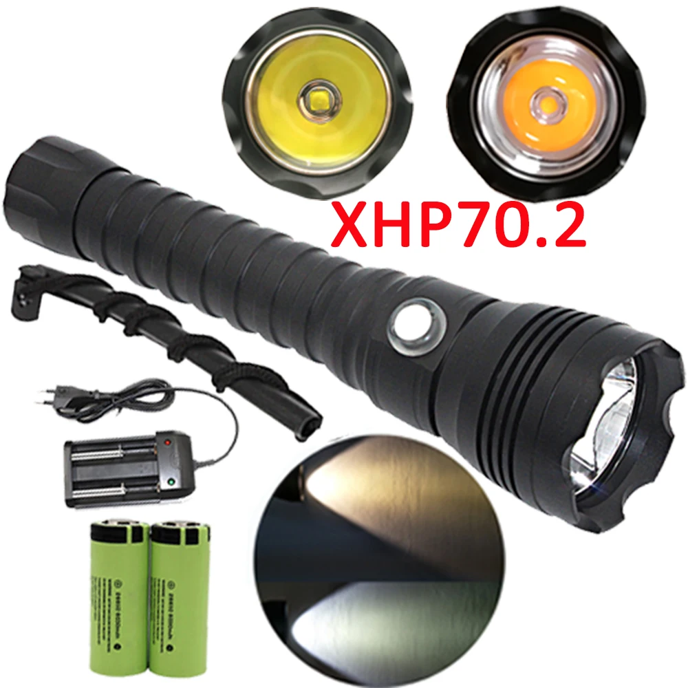 XHP70.2 светодиодный вспышка для подводного погружения и светильник подводный XHP70