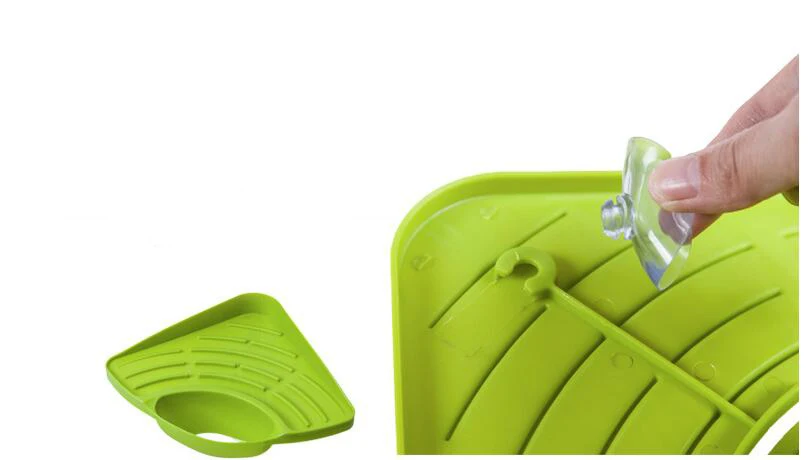 1 шт. кухонная треугольная полка для раковины из губки|sponge holder|sponge sinkstorage rack |