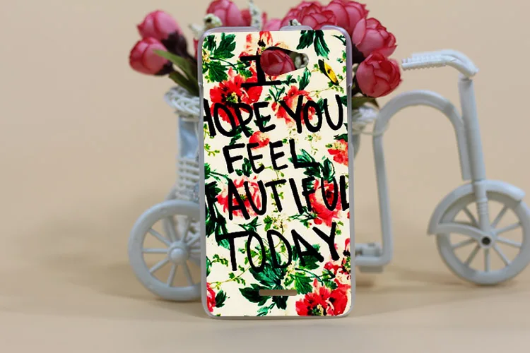 Цветной Модный чехол с рисунком цветов DIY жесткий для HTC Desire 516 мобильный телефон