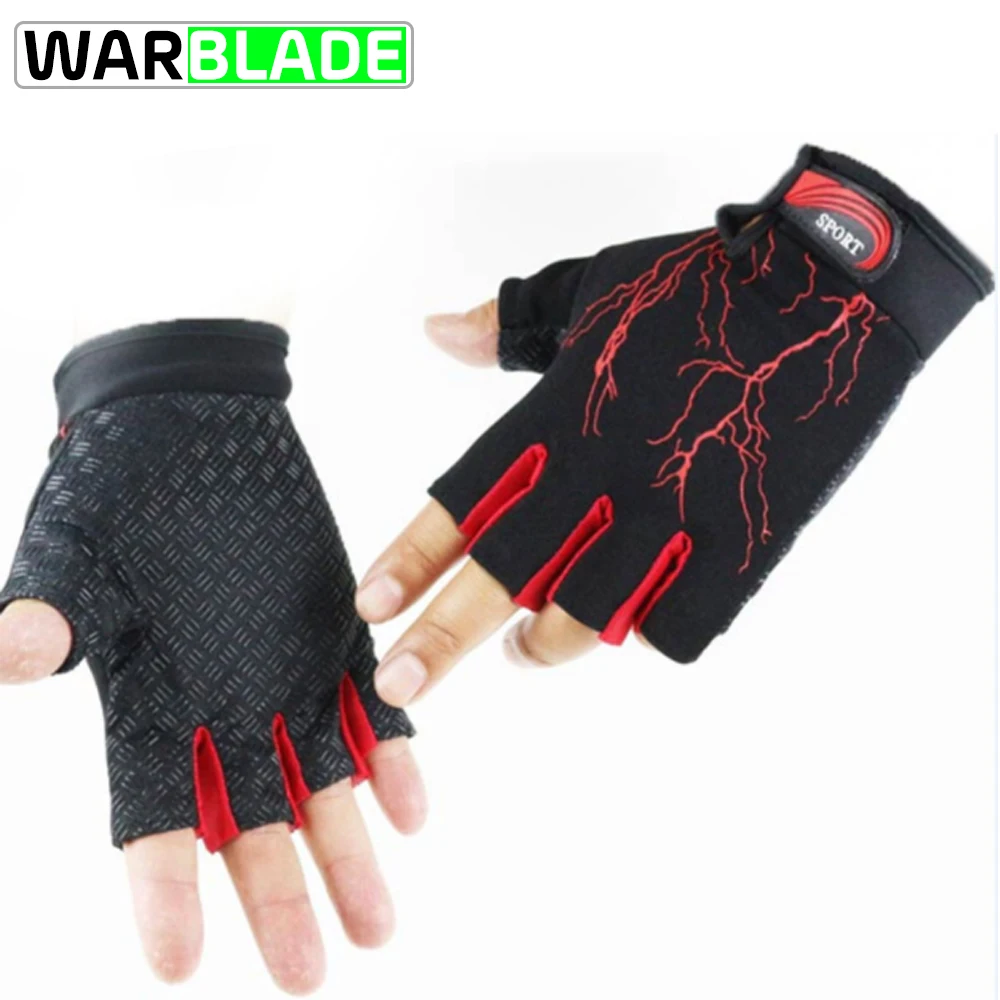 WarBLade 2018 New Sports Gloves Half Finger Biking Cycling for Men &amp Women Anti-Skip Spring Fall Guantes Ciclismo | Спорт и