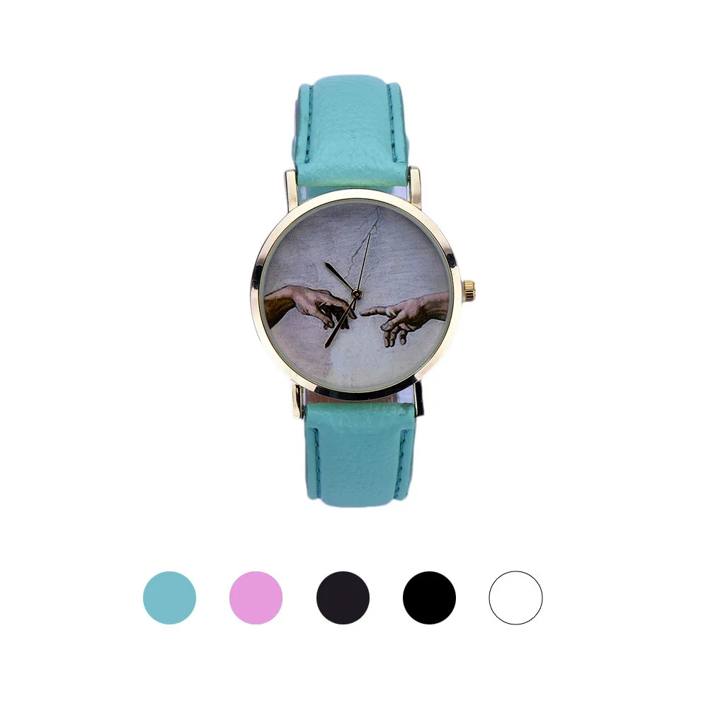 Модные женские часы Relojes Mujer наручные часы для женщин женские кожаные Аналоговые кварцевые наручные часы с кожаным ремешком женские часы D23
