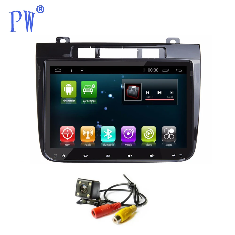 Android 8 1/9 0 Автомобильный GPS радио мультимедиа навигация для Volkswagen Touareg 2012 2016