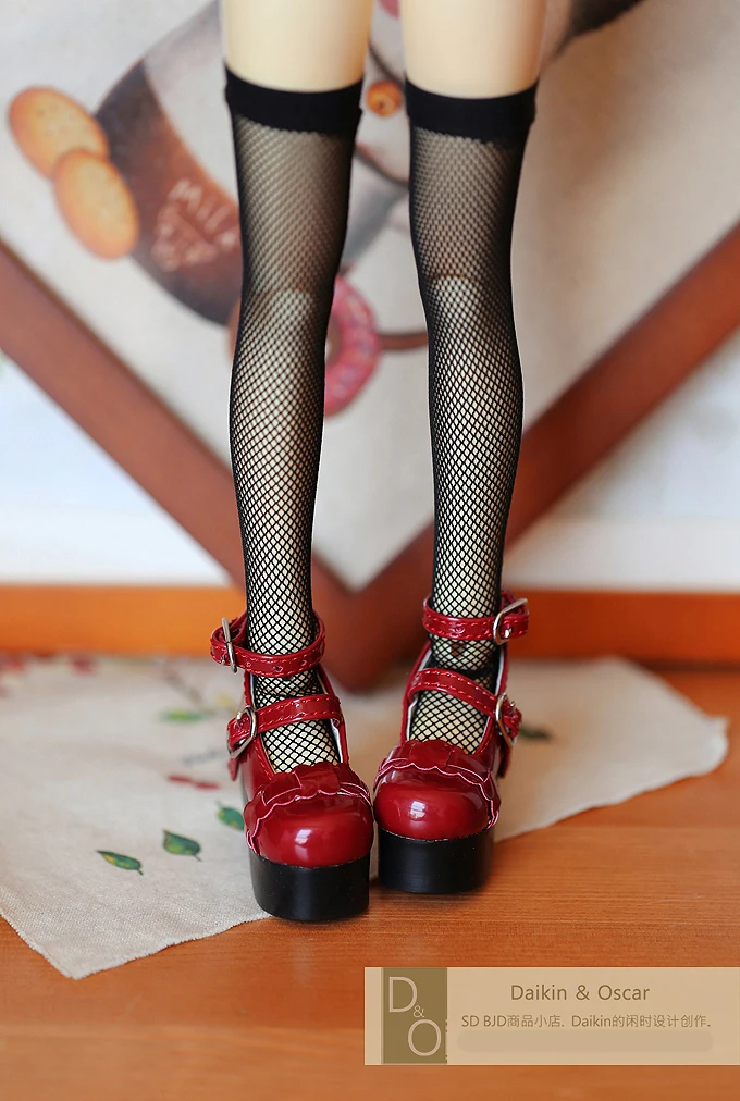 Аксессуары для куклы bjd, кукольный носок для 1/3, 1/4, 1/6, 1/8, 1/12, 12 дюймов, кукольный полосатый носок, шелковые чулки Lei