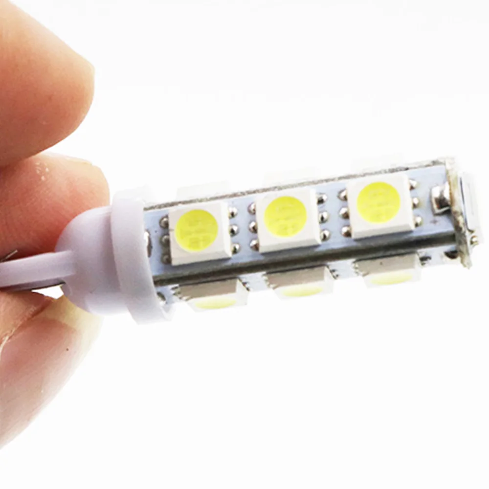 YSY 30X T10 W5W Светодиодная лампа 13 SMD LED белый синий красный желтый зеленый 5050 194 168