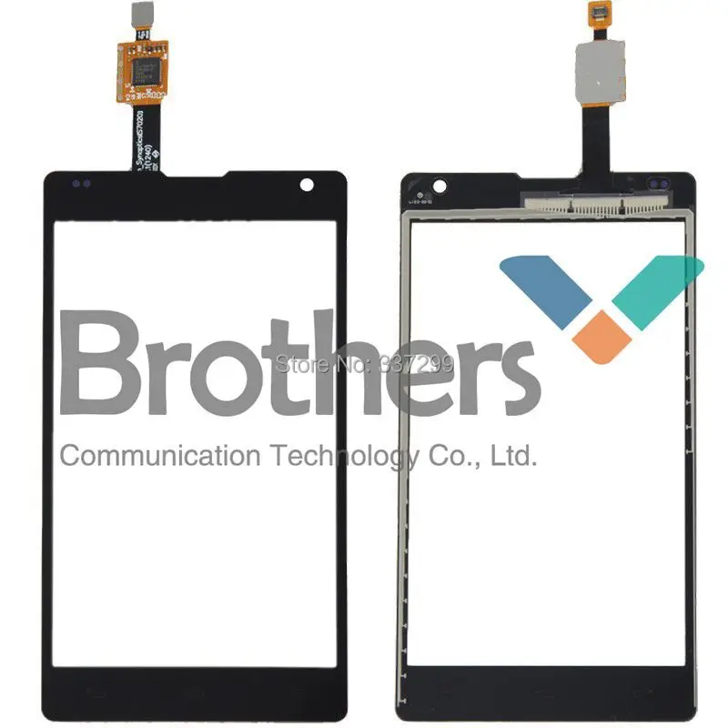 5 шт./партия высокое качество Черная передняя панель сенсорный экран дигитайзер